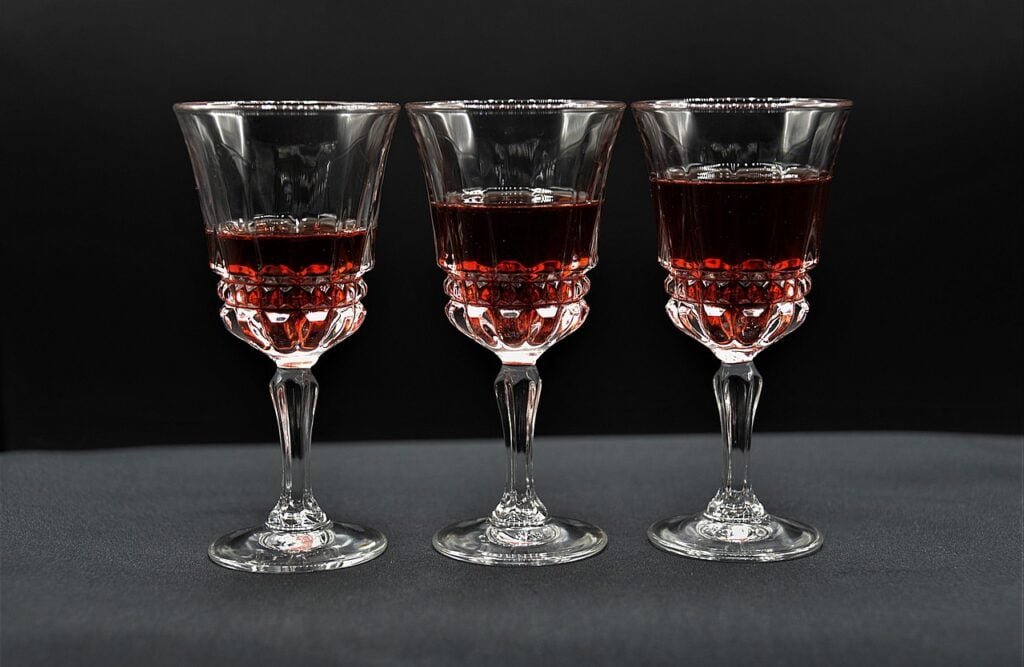 liqueur glasses, homemade liqueurs